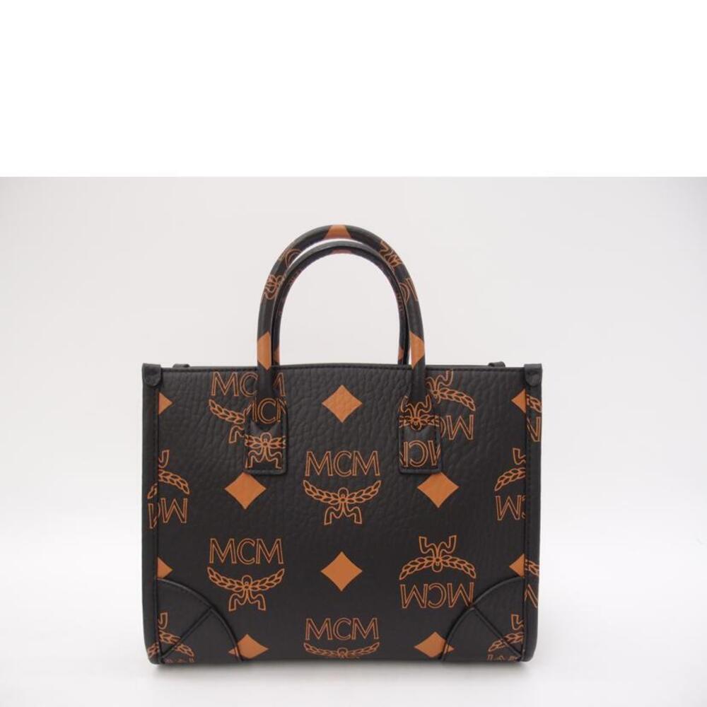 MCM Tote Bag Maxi Visetos Black - Picture 2 of 5